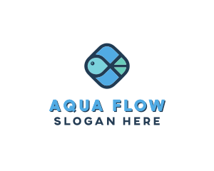 Aquatic Fish logo design