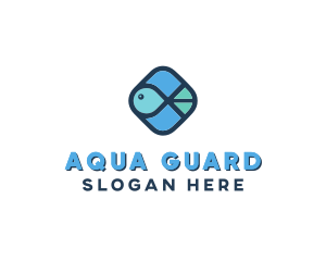 Aquatic Fish logo design