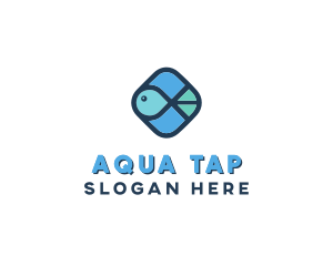 Aquatic Fish logo design