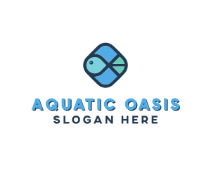 Aquatic Fish logo design