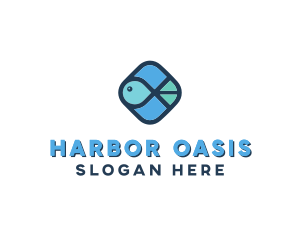 Aquatic Fish logo design