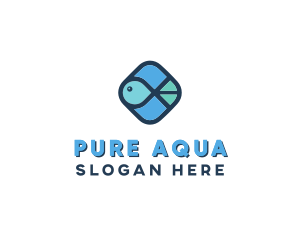 Aquatic Fish logo design