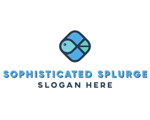 Aquatic Fish logo design