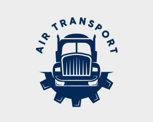 Cargo Gear Transport Truck logo design