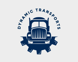 Cargo Gear Transport Truck logo design