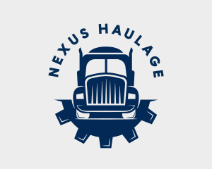 Cargo Gear Transport Truck logo design