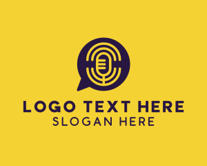 Podcast - Chat Music Podcast logo design