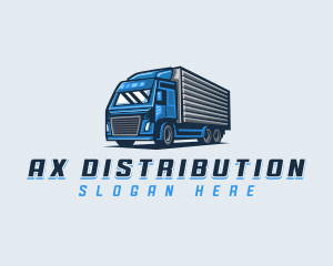 Truck Logistics Vehicle logo design