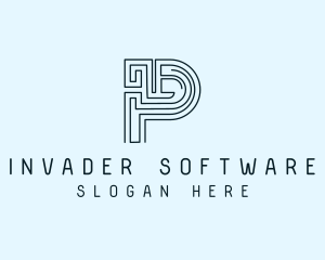 Digital Maze Programming logo design