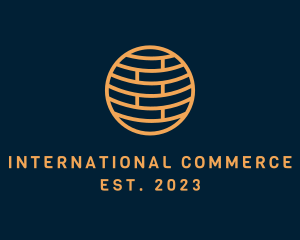 International Construction Business  logo design