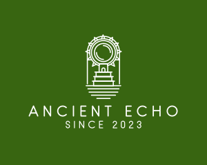 Ancient Aztec Temple  logo design