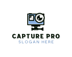 GoPro Camera Videography logo design