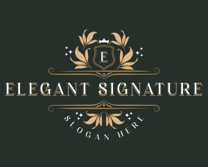 Elegant Perfume Boutique logo design