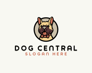 Bulldog Pet Puppy Shelter logo design