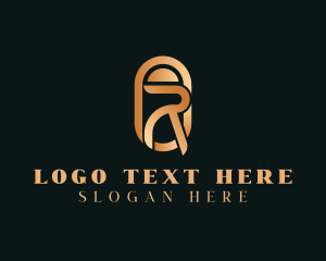 Luxury Business Letter R  logo