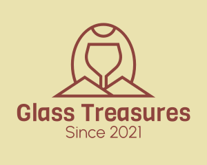 Wine Glass Mountain  logo
