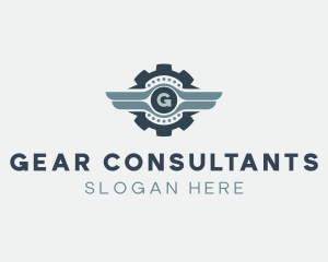 Industrial Mechanic Gear logo design