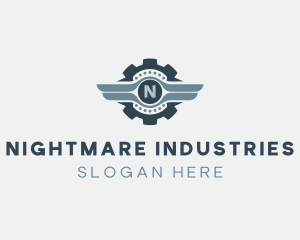 Industrial Mechanic Gear logo design