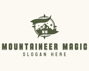 Nature Mountain Hiking logo design