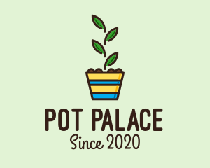 Colorful Plant Pot  logo