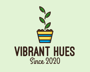 Colorful Plant Pot  logo