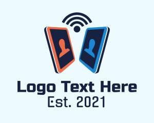 Mobile WiFi Telecommunication logo