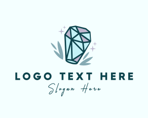 Precious Crystal Stone logo