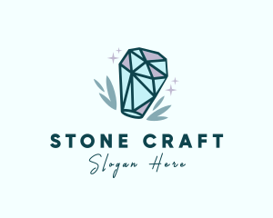 Precious Crystal Stone logo design