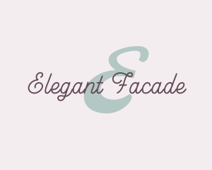 Elegant Feminine Brand logo design