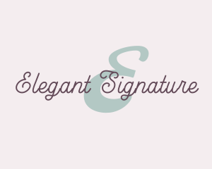 Elegant Feminine Brand logo design