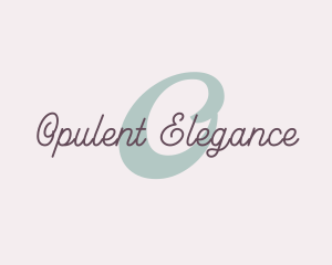 Elegant Feminine Brand logo design