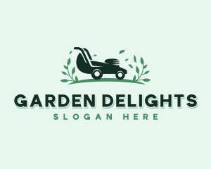 Grass Cutting Mowing logo design