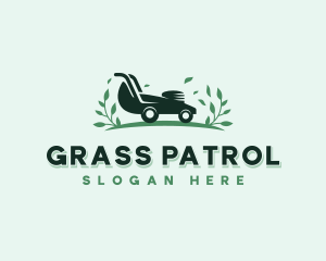 Grass Cutting Mowing logo