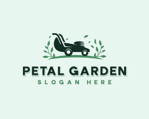 Grass Cutting Mowing logo design