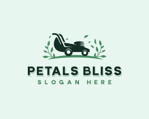 Grass Cutting Mowing logo design