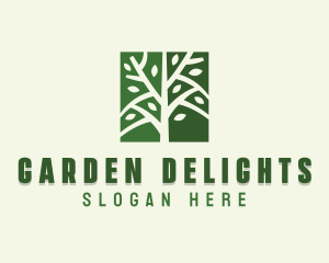 Nature Tree Garden logo design