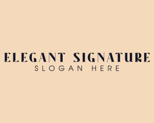 Generic Elegant Wordmark  logo design