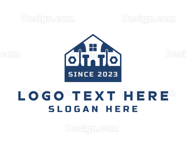 Contractor Home Builder Logo