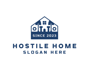 Contractor Home Builder logo design