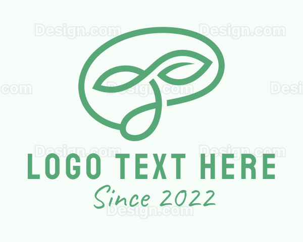 Seedling Herb Gardening Logo