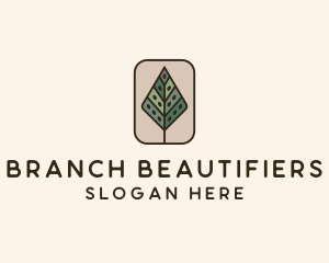 Landscaping Forest Tree logo