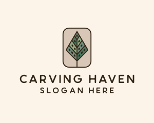 Landscaping Forest Tree logo design