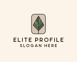 Landscaping Forest Tree logo design