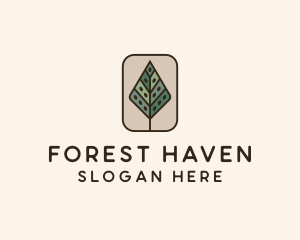 Landscaping Forest Tree logo design