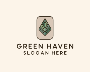 Landscaping Forest Tree logo design