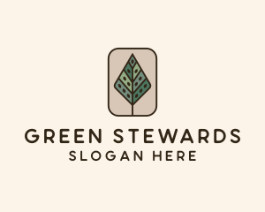 Landscaping Forest Tree logo design