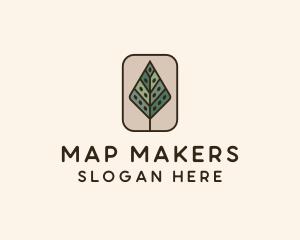 Landscaping Forest Tree logo design