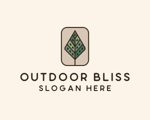 Landscaping Forest Tree logo design