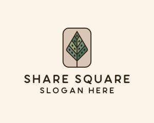 Landscaping Forest Tree logo design