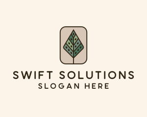 Landscaping Forest Tree logo design